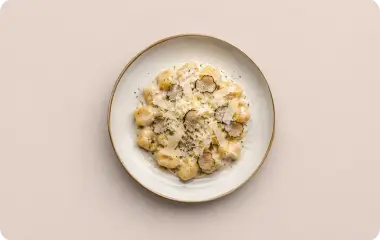 Ньокки с трюфельным соусом и пармезаном