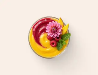 Мангово-ягодный смузи с протеином