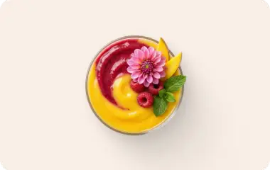 Мангово-ягодный смузи с протеином